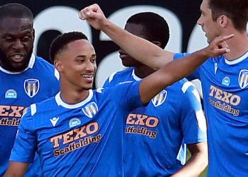 Colchester 1-0 Exeter: Hosts win League Two play-off semi-final first leg